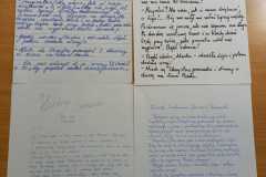 08.12.2022 Szkolny konkurs kaligraficzny dla kl. IV - VII SP. Nagrodzone prace. Koordynatorzy p. Ciechecka i p. Kotniewicz