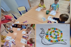 15.09.22 Cichuteńko za oknami, deszczyk pada kropelkami... My w przedszkolu bawimy się z kropeczkami... Dzień Kropki.